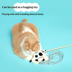 Moo-Moo Kuh-Katzenangel Interaktives Katzenminze-Selbstunterhaltungsspielzeug für den ganzjährigen Gebrauch - Product Image 5