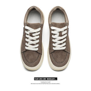 Casual <b>Canvas</b> Lace-up Loafers Retro and Versatile Sporty Large Topsole Comfortable <b>Trendy</b> <b>Shoes</b> for Men - Product Image 5