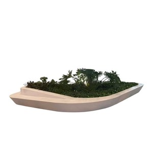 New Magic <b>Stone</b> Grc Tree Pit Irregular Shape Precast Concrete Outdoor Landscaping Garden Planting Surround - Product Image 1