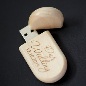 싸구려 나무 USB 스틱 상자 USB 2.0 플래시 드라이브 메모리 스틱 펜 드라이브 4Gb 32Gb U 디스크 결혼 선물 - Product Image 3