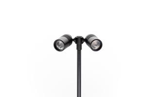 ผลิตในอิตาลีก้านแนวตั้งพร้อมไฟสปอร์ตไลท์ LED แบบคลิกสองครั้ง1วัตต์ปรับหมุนได้สำหรับแสงที่มีความยืดหยุ่นและแม่นยำ BTB - Product Image 3