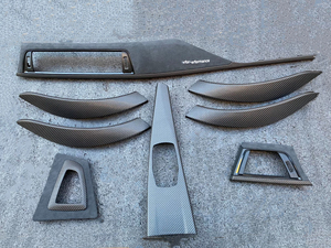Kit de garnitures intérieures en fibre de carbone M Performance avec texture suède souple pour tableau de bord de voiture de sport BMW Série 3 F30 F31 F32 F34 F36 F80 - Product Image 6