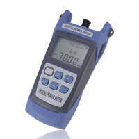 Synsensor SYN-10 Compteur de puissance optique portable -70~+10dBm Kit de test de fibre optique 6 longueurs d'onde calibrées (850-1625nm) AA