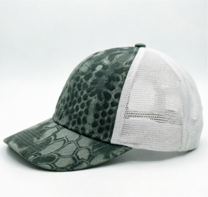 Gorra Trucker con Estampado de Camuflaje, Gorra de Malla de 6 Paneles Personalizada, Gorras de Pesca Bordadas, Gorra de Béisbol, Gorro para Actividades al Aire Libre - Product Image 4