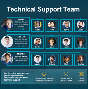 Impresora DTF XinFlying de larga vida útil de 60CM y 24 "con dos cabezales de impresión I3200 Impresora de camisetas DTF con circulación de tinta blanca - Product Image 6