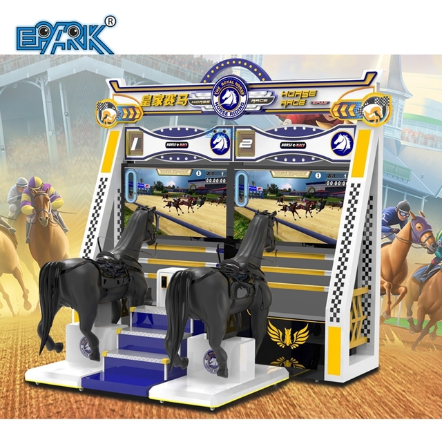 Amusement Park Equipment 4 Players Racecourse Electronic Horse Racing Game Machine for Sale