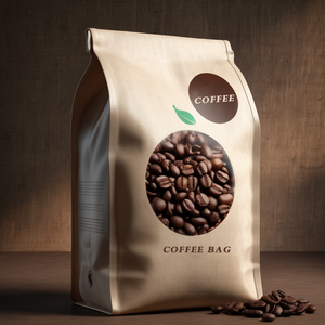ถุงใส่เมล็ดกาแฟแบบแบนย่อยสลายได้ถุงใส่เมล็ดกาแฟกระดาษคราฟท์เป็นมิตรต่อสิ่งแวดล้อมใหม่ - Product Image 4