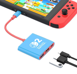 TUTI 3-in-1 Dockingstation ABS HDTV 4K60Hz USB 3.0 Typ C PD 100W Ladehub für N-Switch Spielkonsole - Product Image 3