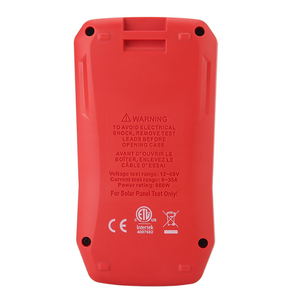 Medidor Solar MPPT TONY UT673PV 5~800W, Probador de Módulos Fotovoltaicos, Voltaje Abierto/Corto Circuito, Corriente, Alta Precisión (1.5%+5), 1 Año de Garantía - Product Image 4