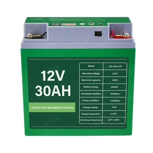 סיטונאי מחיר זול lifepo4 12v 30a-200ah סוללה ליתיום יון חבילה עם <span class=keywords><strong>5v</strong></span> usb 12vdc ספק כוח פלט 300w-2000w - Product Image 1
