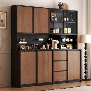 Buffet en bois massif avec armoire de rangement 900 mm de haut pour salle à manger et salon - Product Image 1