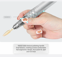 JMD-218 Ponceuse à ongles électrique intelligente transfrontalière, compacte, sans balais, haute puissance, polisseuse, limeuse, kit de manucure portable pour salon