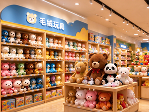 Conception d'intérieur personnalisée pour magasin de jouets, vitrine LED pour jouets, étagères pour boîtes mystères, aménagements de magasin de détail pour objets de collection - Product Image 3