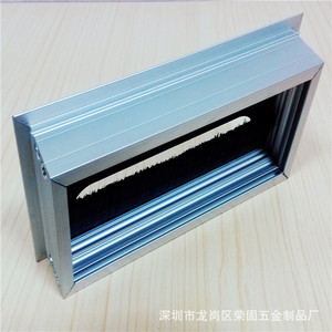 Caja de gestión de cables de aluminio, rectangular, desmontable, 80x160, para organización de cables en escritorio de oficina - Product Image 1