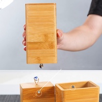 Boîtes d'emballage en bois de noyer et en bambou de taille personnalisée en gros, petites et grandes, avec couvercle coulissant