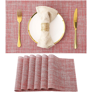 เสื่อผ้าฝ้ายสไตล์โบฮีเมียนแบบใช้แล้วทิ้งแบบเกาหลีดั้งเดิมแผ่นรองจานแบบกันน้ำสำหรับการออกแบบโต๊ะในงานแต่งงาน - Product Image 1