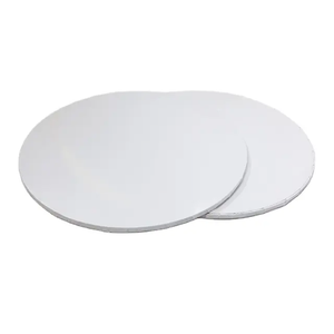Haute qualité personnalisée 10 12 14 pouces rond 4 mm épaisseur MDF planche à gâteau masonite Dessert blanc gâteau tambours - Product Image 2
