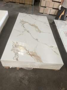 Feuille UV brillante élevée de PVC de marbre pour la décoration de mur - Product Image 3