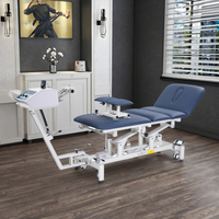 Table de Traitement par Traction Motorisée pour Thérapie Chiropratique des Vertèbres Lombaires et Cervicales