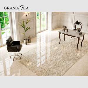 프랑스 집 사용자 정의 800*800 실내 광택 유약 타일 내마모성 Carreaux 드 솔 대리석 석판 벽 타일 바닥 계단 - Product Image 5