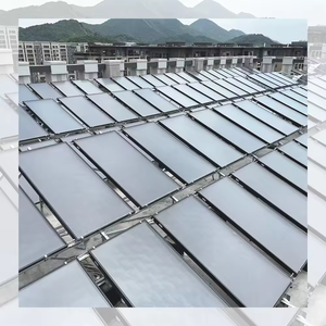 Collecteur <span class=keywords><strong>solaire</strong></span> à plaque plate commercial Yangzi 100L pour usage extérieur et hôtelier – Système de chauffe-eau à économie d'énergie - Product Image 2