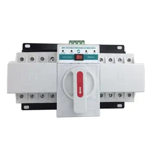 Three Phase ATS Automatic Transfer Switch Manual Changeover Switch 63A 4P ATS Generator Controller