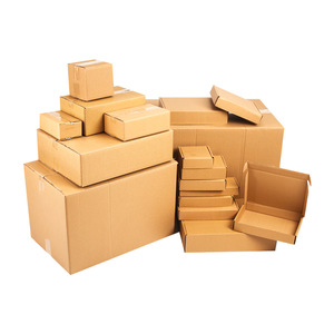 MU Custom Logo Manufacturer Corrugated Mailing Brown Cardboard Packaging Carton Box For Shipping Packing