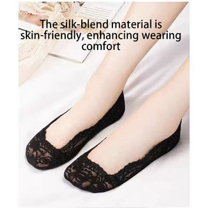 Youki da donna con stampa a 10 colori senza esposizione in gomma siliconica con un polsino Casual traspirante con Logo a pois in pizzo a maglia sottile estivo - Product Image 5