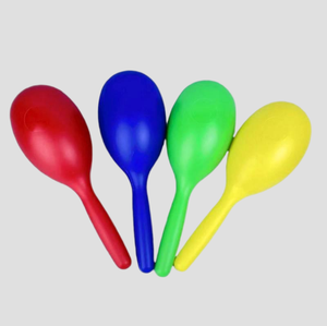 Maracas de Percusión Latina al por Mayor, Maracas de Plástico para Niños y Adultos, Instrumento Musical de Ritmo para Fiestas y Educación - Product Image 1