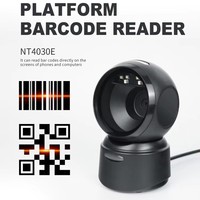 Caja Registradora de supermercado, escáner de código de barras de mano con cable USB, código bidimensional, pistola de escaneo de pago, Stock, 2 unidades
