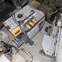Machine à coudre à plat Sirubas 747F de haute qualité, marque Guangdong, usage domestique, moteur 4500 points/min, épaisseur 13 mm, occasion