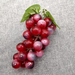 Bouquets <span class=keywords><strong>de</strong></span> raisins artificiels <span class=keywords><strong>en</strong></span> <span class=keywords><strong>plastique</strong></span>, fruits et légumes simulés, bouquets <span class=keywords><strong>de</strong></span> raisins <span class=keywords><strong>en</strong></span> caoutchouc, ornements végétaux feuillus, articles décoratifs - Product Image 3
