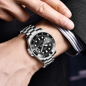 Montre de plongée tendance LIGE 10045 pour homme, étanche, avec date, montre sport, montre à quartz pour homme, Relogio Masculino - Product Image 6