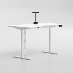 OMNI Modern ergonomik dayanıklı dikdörtgen bacak ekonomik 2 motorlar 3 aşamaları yüksekliği ayarlanabilir ayakta ev ofis masası masası - Product Image 2