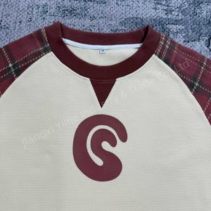 TS3820 Alta Qualidade Heavyweight Camisa Impressão Personalizada Waffle Térmica Longsleeve Tee100 % Algodão Tshirt Homens <span class=keywords><strong>OEM</strong></span> - Product Image 2