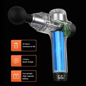 Pistola de Masaje con Pantalla LCD, Masajeador Muscular Profesional, Alivio del Dolor, Relajación Corporal, Pistola Fascial para Fitness - Product Image 4