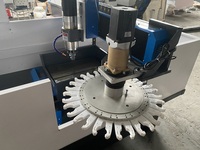 ATC 4040 mini moules à chaussures en métal cnc routeur aluminium cnc fraiseuse avec changement d'outil automatique pour l'acier au carbone