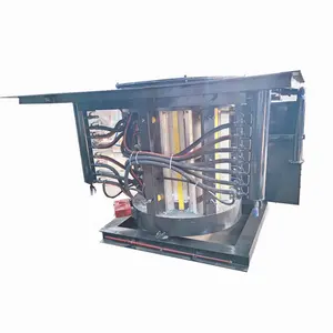 1 ton steel shell Steel alloy melting furnace