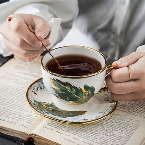 Light Luxury High Appearance Level Cup <b>Mugs</b> Ceramic <b>Coffee</b> Reusable for Homeoffice - Product Image 5