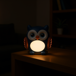 Veilleuse LED rechargeable Owl Design, petite, multicolore, commande tactile, pour salon - Product Image 2