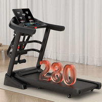Caminadora Eléctrica con Motor de 3.0HP, Pantalla LED, Inclinación Automática, Plegable, para Uso en Casa y Gimnasio Interior, Ejercicio Cardiovascular