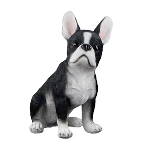 Résine grand chien Statues conception personnalisée jardin pelouse décor <span class=keywords><strong>bouledogue</strong></span> français <span class=keywords><strong>Statue</strong></span> pour la décoration de la maison - Product Image 1