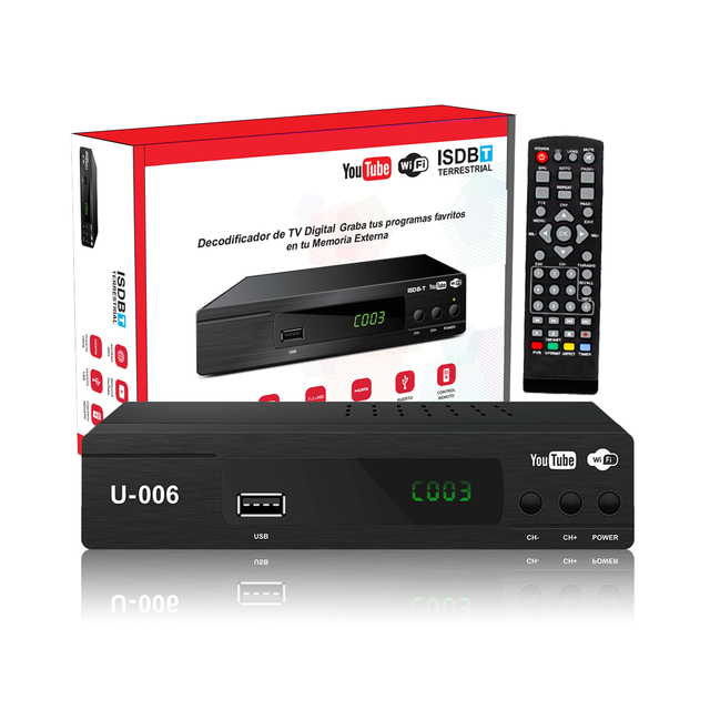 Factory Price Customized TV Box ISDB T Digital TV Reception Box Support WiFi ISDB-T Set Top Box