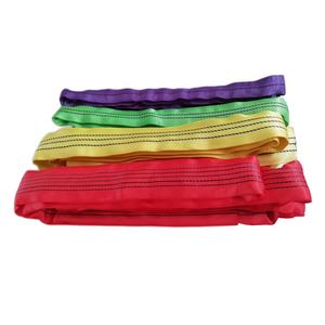 30トンから<span class=keywords><strong>50</strong></span>トンのラウンドウェビングスリング耐久性のあるリフティングスリングウェビングさまざまなボリューム - Product Image 1