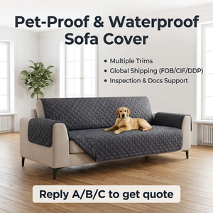 Funda Impermeable Acolchada <span class=keywords><strong>para</strong></span> Sofá <span class=keywords><strong>para</strong></span> Mascotas, Perros, con Respaldo Antideslizante, Protector de Muebles de Lujo, Fundas Lavables <span class=keywords><strong>para</strong></span> Sofá - Product Image 1