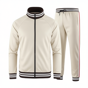 Men's <b>Plain</b> <b>Tracksuit</b> Wear and Jogging Outfits Casual 2-piece Set Adults Stylish Jogger Sweatsuit Sports Track Suit - Product Image 1