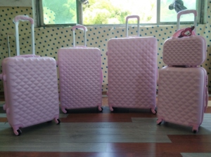 Vente chaude Valise à roulettes rigide 20/24/28 pouces en ABS PC, ensemble de 5 valises rigides, trousse de beauté, sac pour femme, valise extra large 32 pouces - Product Image 5