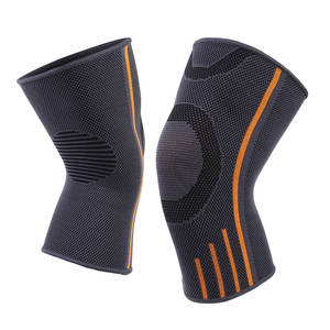 Rodilleras de Compresión Tejidas con Logotipo OEM, Rodilleras Suaves y Duraderas, Doble Antideslizante, Alta Elasticidad, Soporte de Rodilla de Nailon - Product Image 1