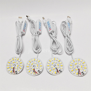5V Led <strong>Light</strong> <strong>Circuit</strong> Boards Round with USB Wire 31/44/46/50/58mm Dual White CCT PCB Led Chip DIY Custom Lamps <strong>Night</strong> <strong>Light</strong> Source - Product Image 5