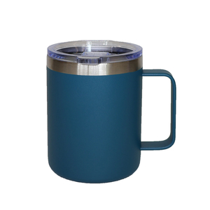 Tazza Termica in Acciaio Inox con Manico, Doppia Parete Isolata, Rivestimento in Polvere, 12 oz, per Caffè, Spedizione dagli USA - Product Image 3